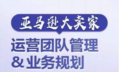 亚马逊大卖家-运营团队管理&业务规划，为你揭秘如何打造超强实力的运营团队-泡芙轻资产网创