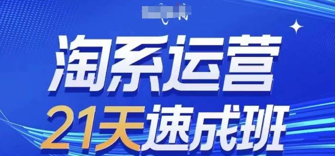 淘系运营21天速成班(更新24年7月)，0基础轻松搞定淘系运营，不做假把式-泡芙轻资产网创
