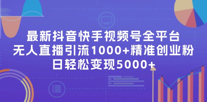 （11970期）最新抖音快手视频号全平台无人直播引流1000+精准创业粉，日轻松变现5000+-泡芙轻资产网创