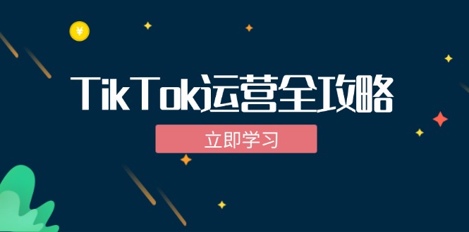 （12739期）TikTok实战运营全攻略：从下载软件到变现，抖音海外版实操教程-泡芙轻资产网创