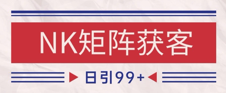 小红书某音NK赛道引流获客 自热矩阵日引200+【揭秘】-泡芙轻资产网创